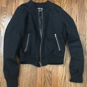 Black Bomber jacket perfect condition